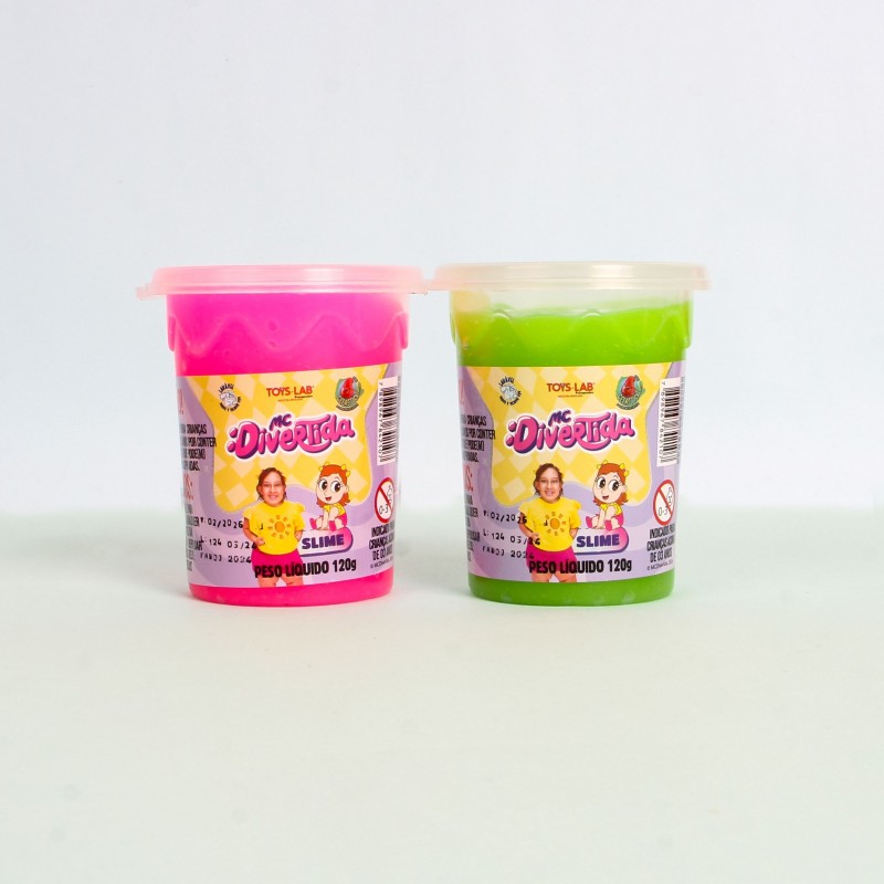 Geleca Gelástica Mc Divertida Pote 120G Infantil