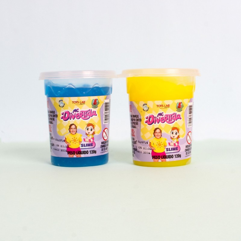 Geleca Gelástica Mc Divertida Pote 120G Infantil