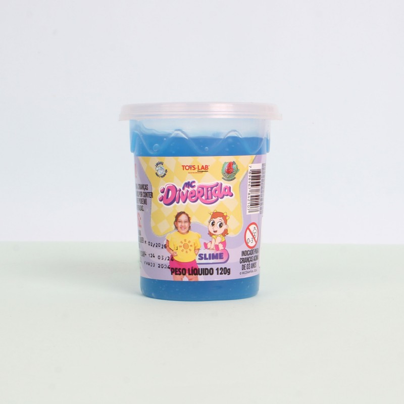 Geleca Gelástica Mc Divertida Pote 120G Infantil
