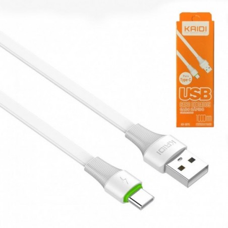 Cabo Usb Tipo-C De 1 Metro Caregamento Rapido Kaidi
