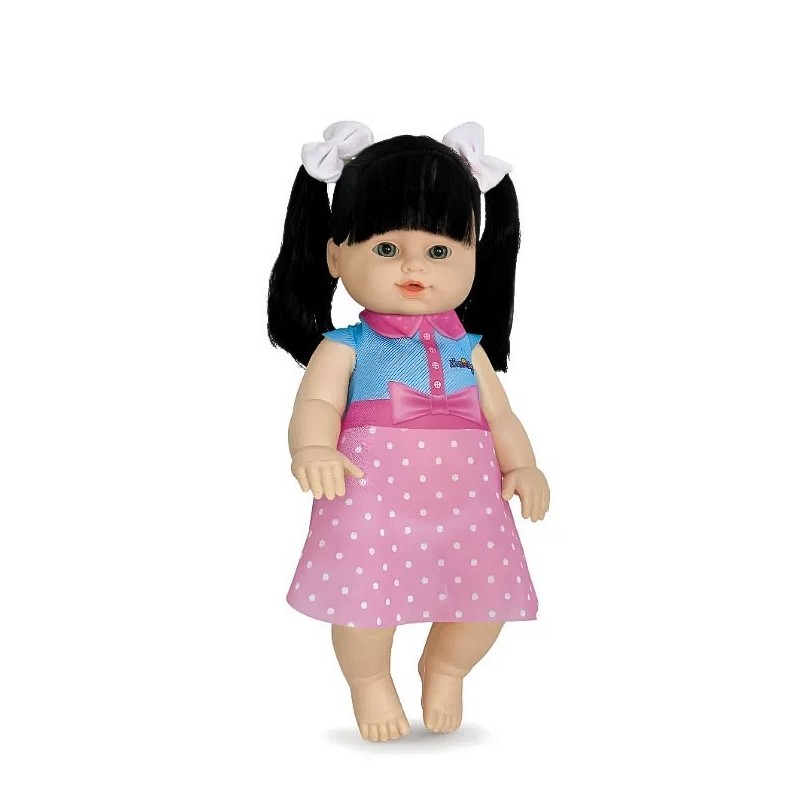 Boneca Maju Beauty Salon Cabelo Preto Brinquedo Infantil