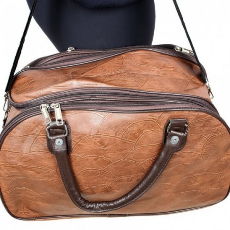 Bolsa Mala De Viagem Grande Texturizada 3 Divisórias