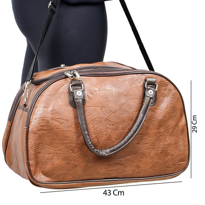 Bolsa Mala De Viagem Grande Texturizada 3 Divisórias
