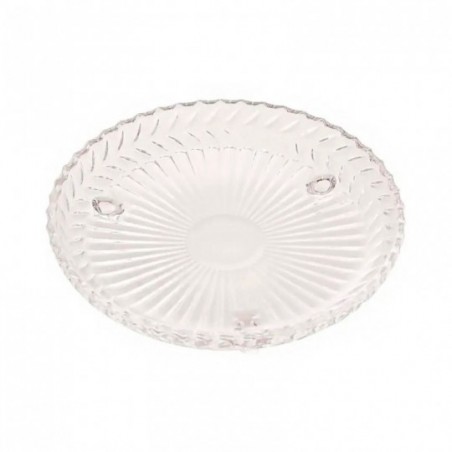 Prato Roma Petisqueira Redonda De Vidro 18cm Com 3 Pés