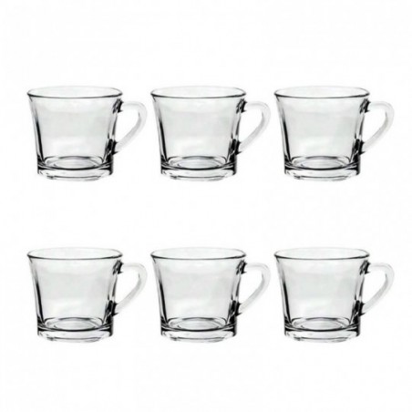 Conjunto De Xìcaras Sino 200 ML Jogo Com 6 Peças Em Cristal
