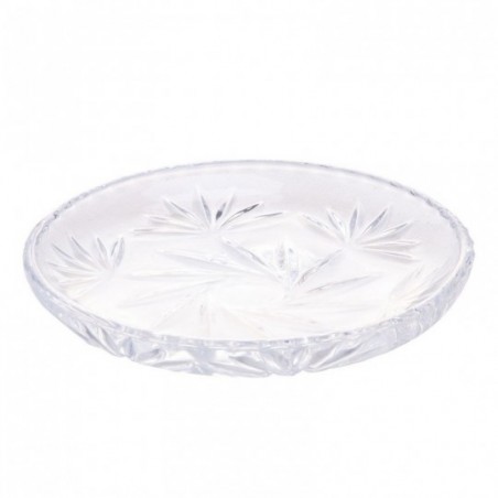 Mini Prato Transparente Prima De Cristal Texturizado 11Cm