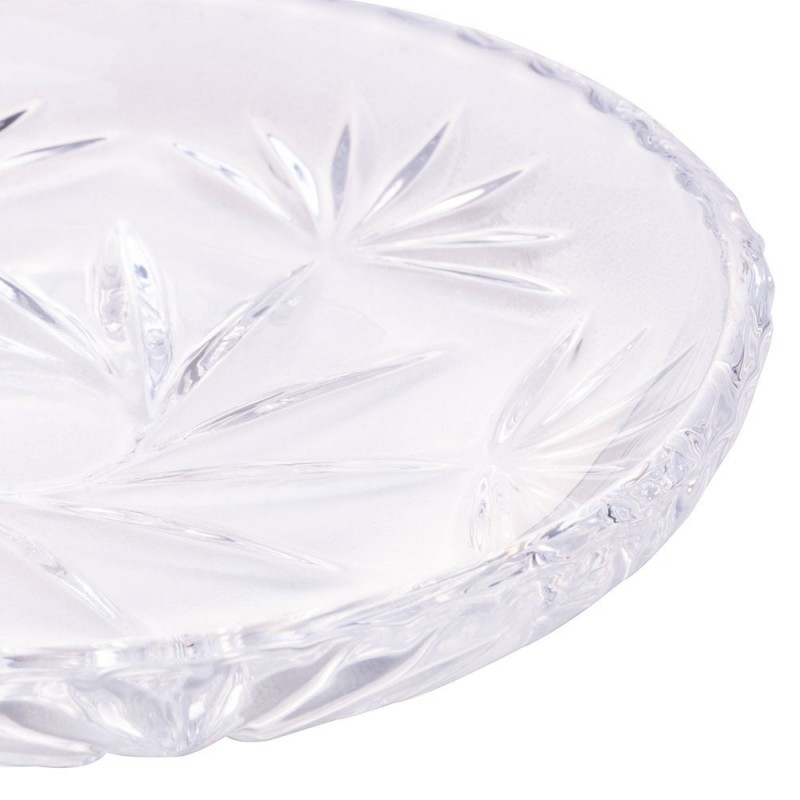 Mini Prato Transparente Prima De Cristal Texturizado 11Cm