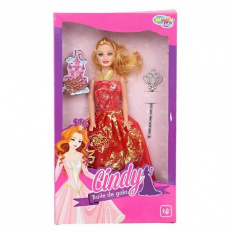 Boneca Cindy Baile De Gala Com Acessório Brinquedo Infantil