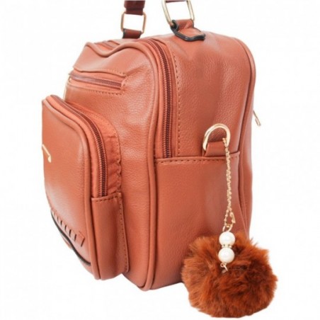 Bolsa Transversal Feminina Média 4 Repartições Detalhadas