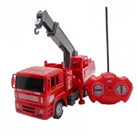 Caminhão De Bombeiro Com Controle Remoto 7 Funções Brinquedo