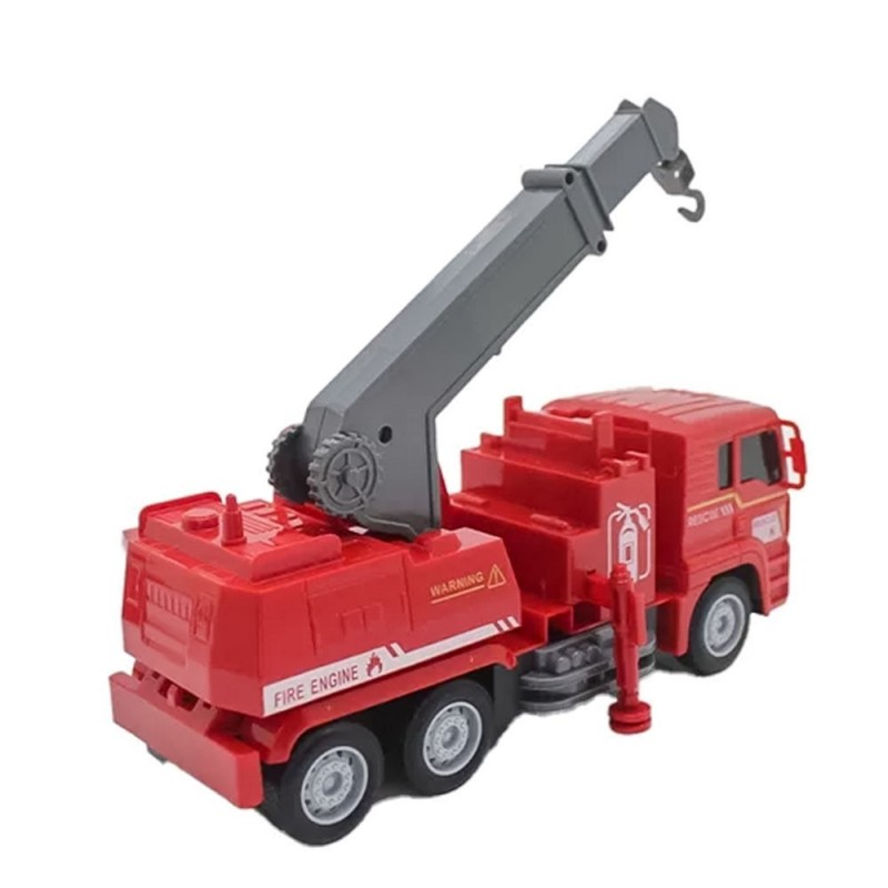 Caminhão De Bombeiro Com Controle Remoto 7 Funções Brinquedo