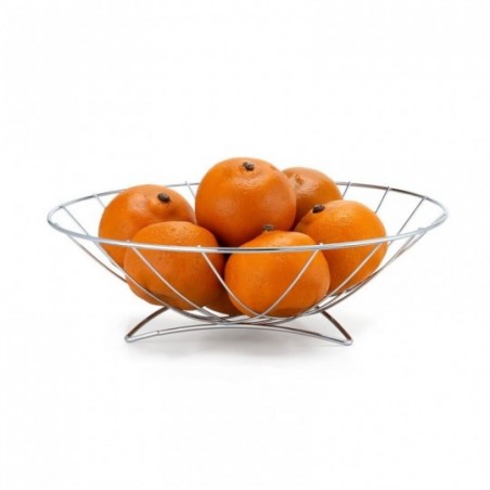 Fruteira De Mesa Organizadora De Metal 31cm Para Cozinha