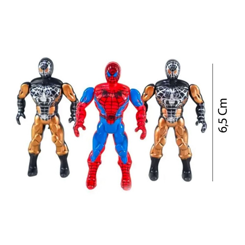 Kit De Bonecos Heroes Of Power 6 Peças Brinquedo