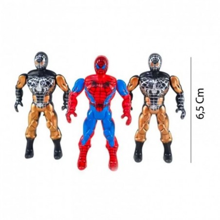 Kit De Bonecos Heroes Of Power 6 Peças Brinquedo