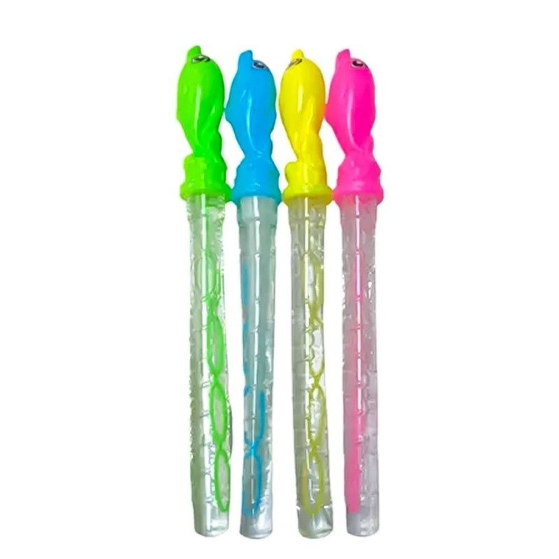 Bolha De Sabão Golfinho Bastão 25cm Brinquedo Infantil