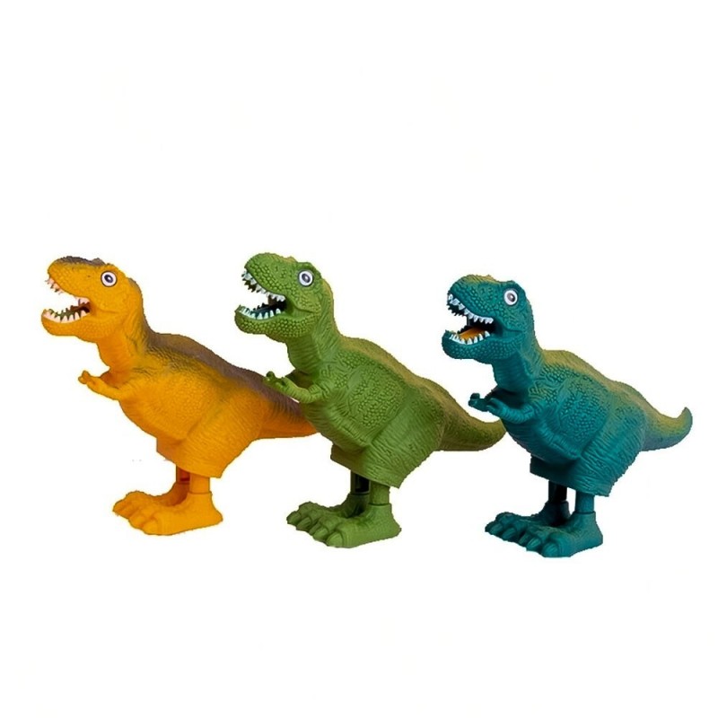 Dinossauro Rex Movido A Corda Brinquedo Infantil