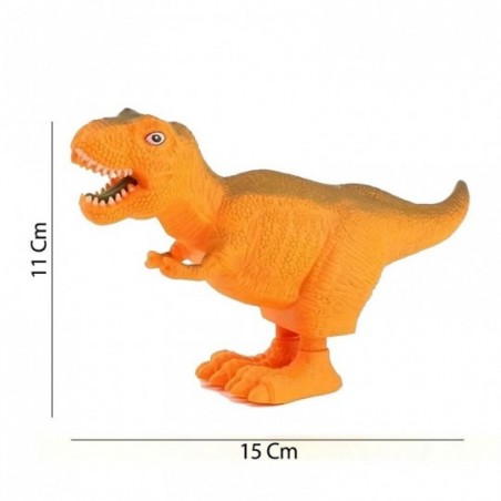 Dinossauro Rex Movido A Corda Brinquedo Infantil