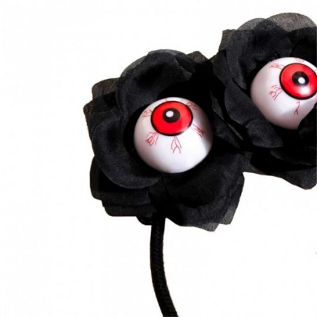 Tiara Com 3 Mini Olhos Fantasia De Halloween