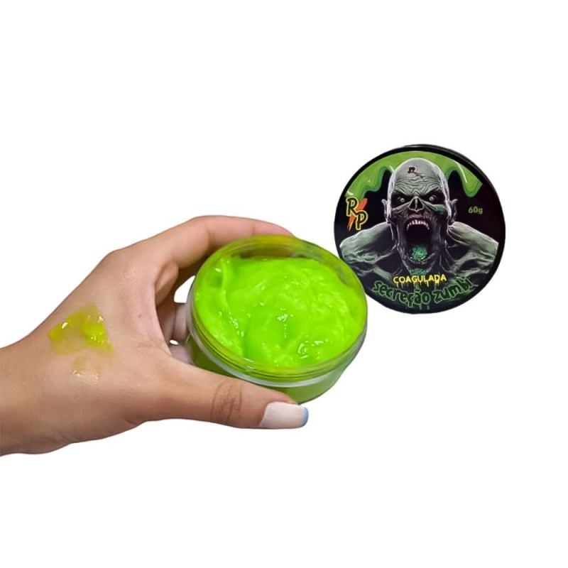 Secreção Zumbi Coagulada 60g Artificial Halloween