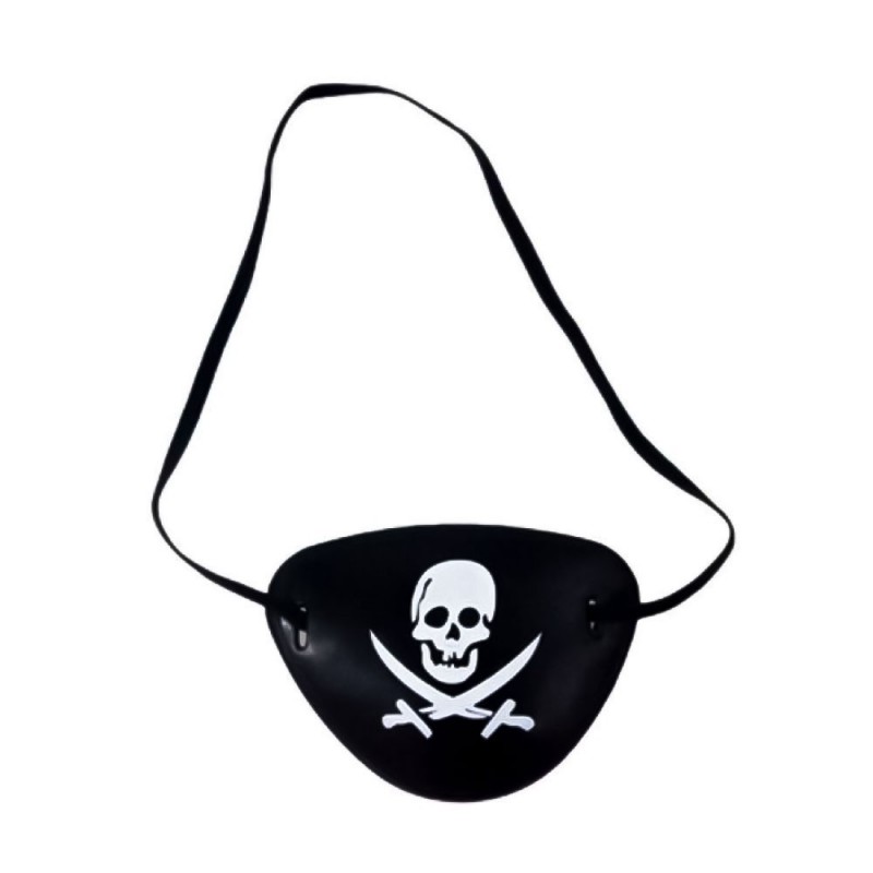 Acessório De Halloween Tapa Olho De Plástico Pirata