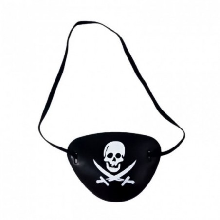 Acessório De Halloween Tapa Olho De Plástico Pirata