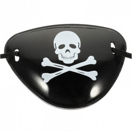 Acessório De Halloween Tapa Olho De Plástico Pirata