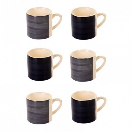 Conjunto Xícaras Café 6 Peças Cerâmica Sintra 90ml