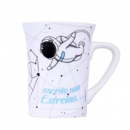 Caneca de Porcelana Astronauta Love Space 300ml