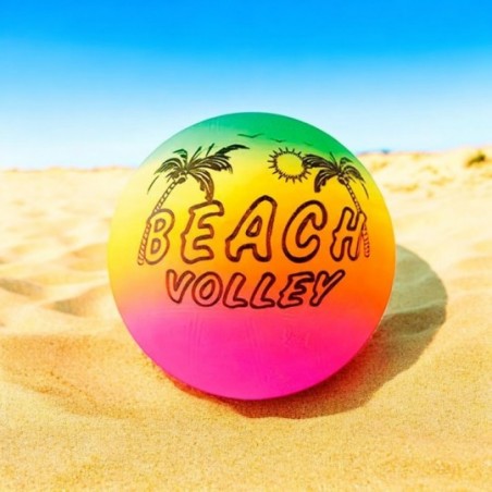 Bola De Vinil 22cm Beach Leve Colorida Infantil