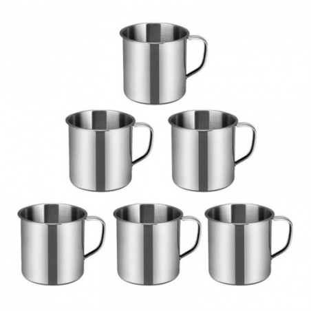Caneca de Aço Inox com Alça 320ml