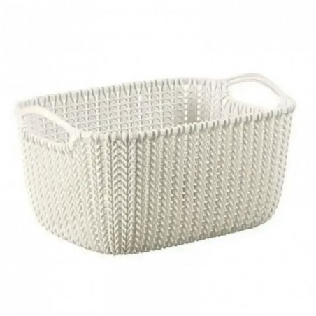 Cesto Organizador de Plástico Telada com Alça 11cm x 17cm
