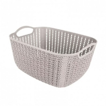 Cesto Organizador de Plástico Telada com Alça 11cm x 17cm