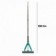 Mop Retrátil Dobrável Com Base De Borracha 130x27cm