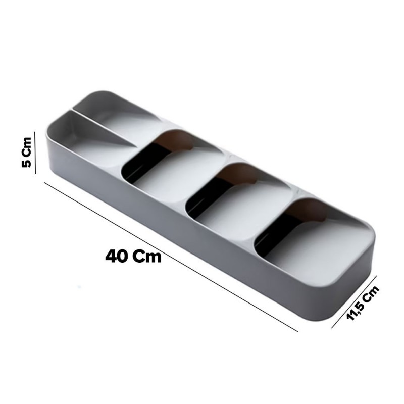 Porta Talheres Organizador Para Gaveta 11,5cm x 40cm