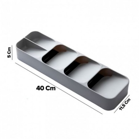 Porta Talheres Organizador Para Gaveta 11,5cm x 40cm