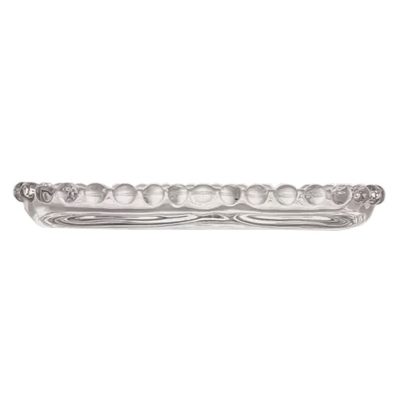 Prato Decorativo De Vidro Pérolas Coração 6 Peças