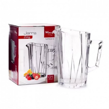 Jarra de Vidro com Alça Texturizada Galaxy 1250ml 2