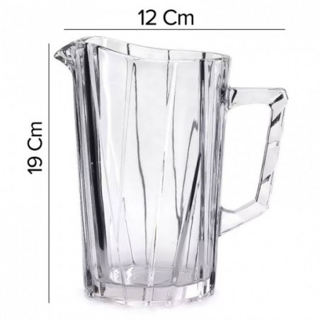 Jarra de Vidro com Alça Texturizada Galaxy 1250ml