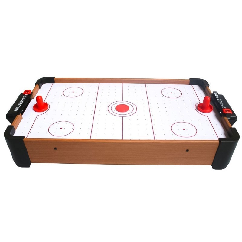 Mini Mesa De Aero Hockey Jogo Portátil 55cm X 30cm