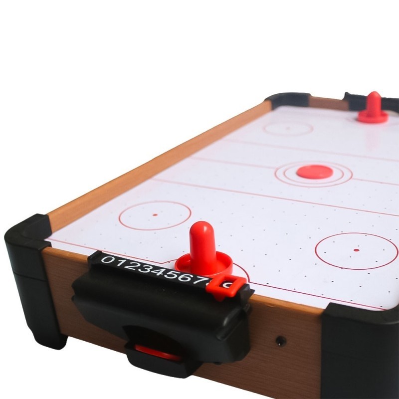 Mini Mesa De Aero Hockey Jogo Portátil 55cm X 30cm