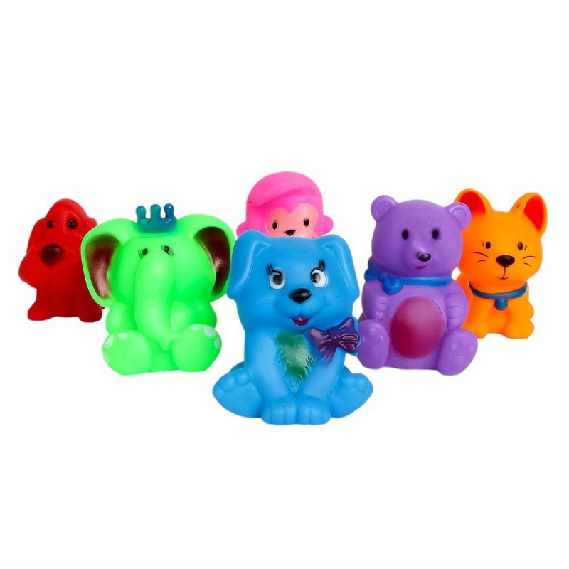 Bichinho De Vinil Animais Divertidos 8,5cm Infantil