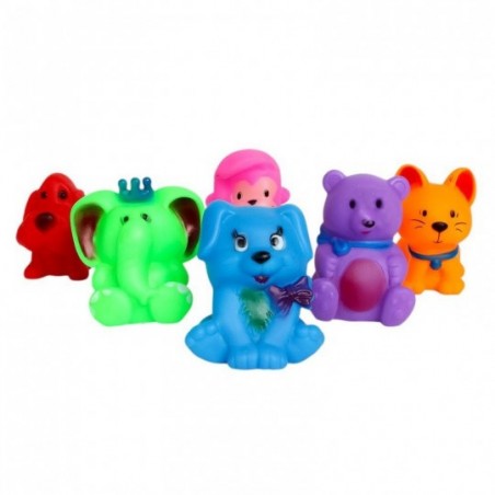 Bichinho De Vinil Animais Divertidos 8,5cm Infantil