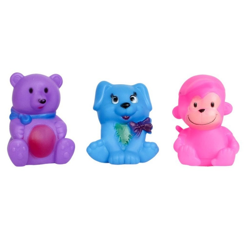 Bichinho De Vinil Animais Divertidos 8,5cm Infantil