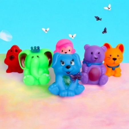 Bichinho De Vinil Animais Divertidos 8,5cm Infantil