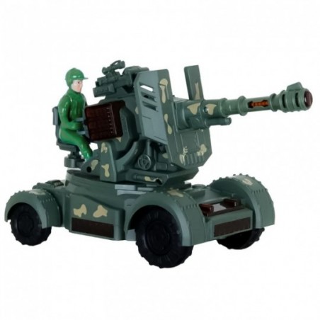 Carrinho Bate E Volta Tanque De Guerra Militar Com Luz E Som