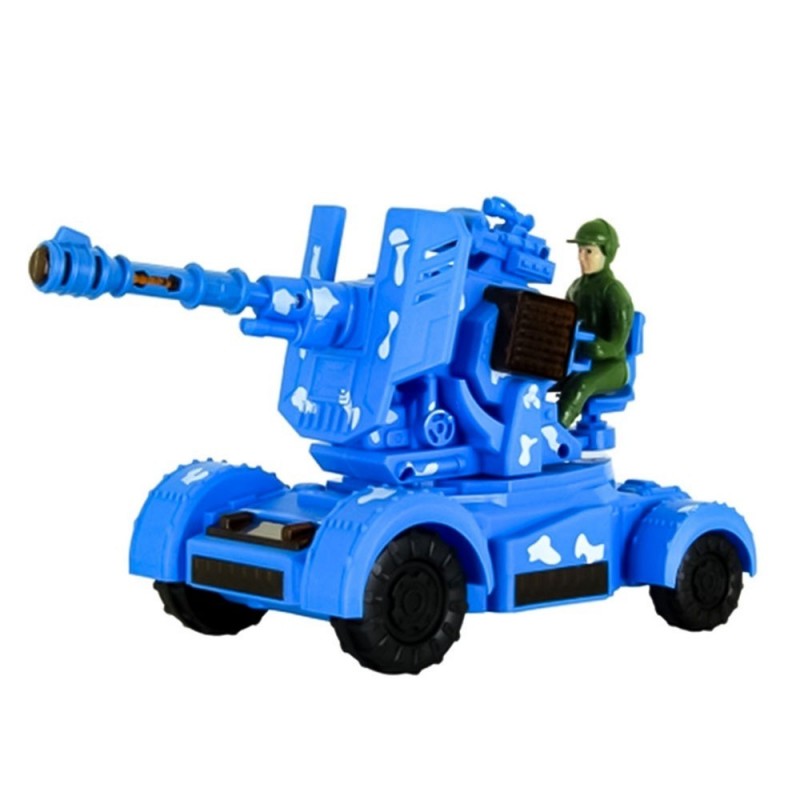 Carrinho Bate E Volta Tanque De Guerra Militar Com Luz E Som