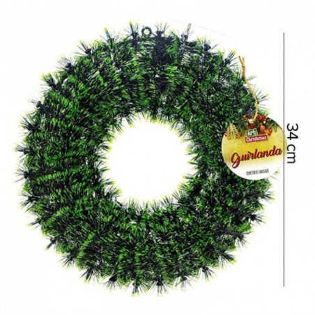 Guirlanda Grande Festão 34cm Lisa Decoração De Natal