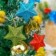Kit 6 Estrelas Com Glitter 5cm Enfeite Para Arvore De Natal