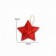 Kit 6 Estrelas Com Glitter 5cm Enfeite Para Arvore De Natal