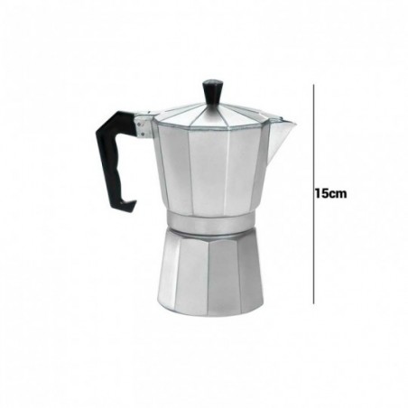 Cafeteira Italiana Moka 200ml Em Alumínio Para Café E Chá